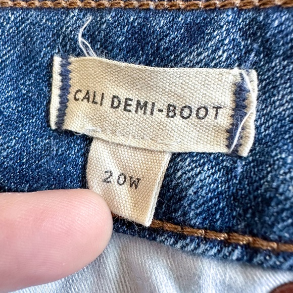 Madewell Cali Demi-Boot Medium Wash Denim - Picture 7 of 7
